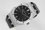BBR Factory Audemars Piguet Royal Oak 15500 Black Leather Super Clone Watch