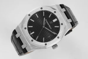 BBR Factory Audemars Piguet Royal Oak 15500 Black Leather Super Clone Watch