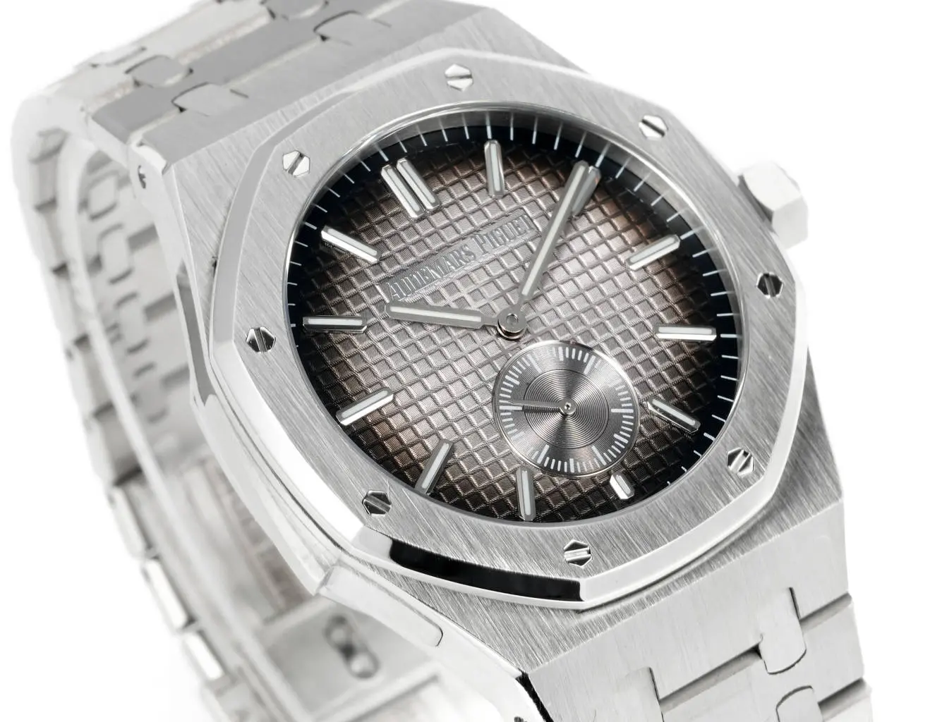 BBR Factory Audemars Piguet Royal Oak 26591IP Silver Super Clone Watch - 图片 3