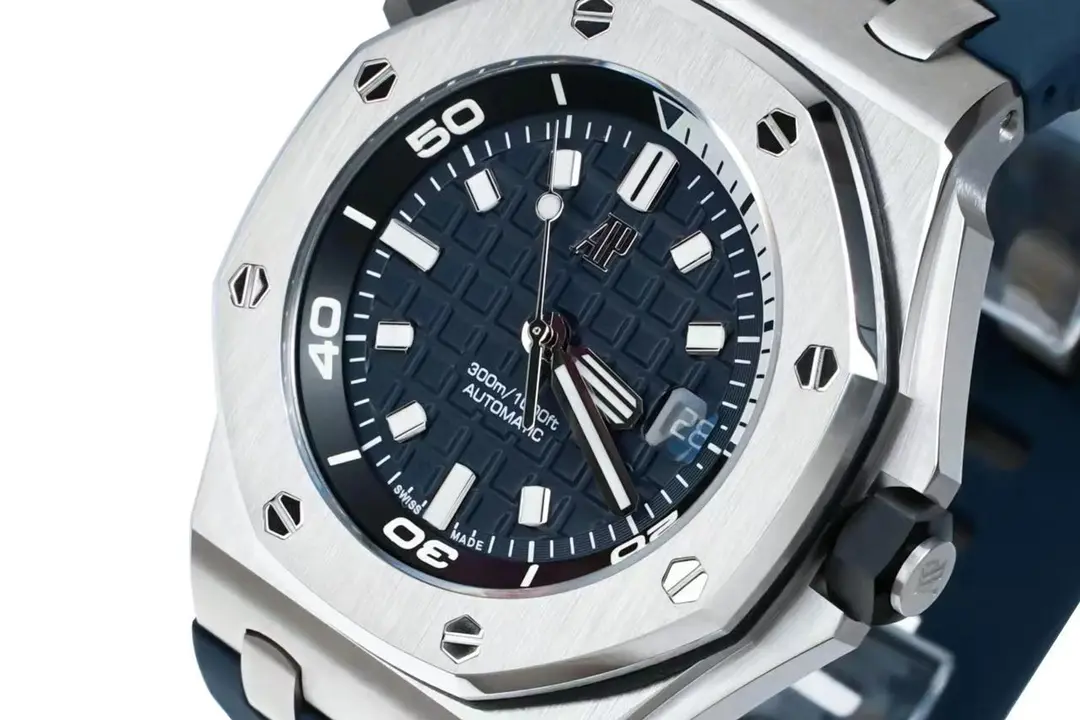 BBR Factory Audemars Piguet Royal Oak Offshore 15720 Blue Rubber Super Clone Replica Watch - 图片 9