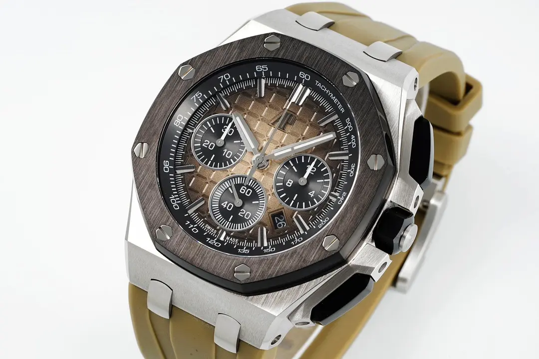BBR Factory Audemars Piguet Royal Oak Offshore 26420 Desert Yellow Super Clone Watch - 图片 3