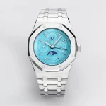 BBR Factory Audemars Piguet Royal Oak Perpetual Calendar Blue Dial Stainless Steel Super Clone Watch – Premium Replica
