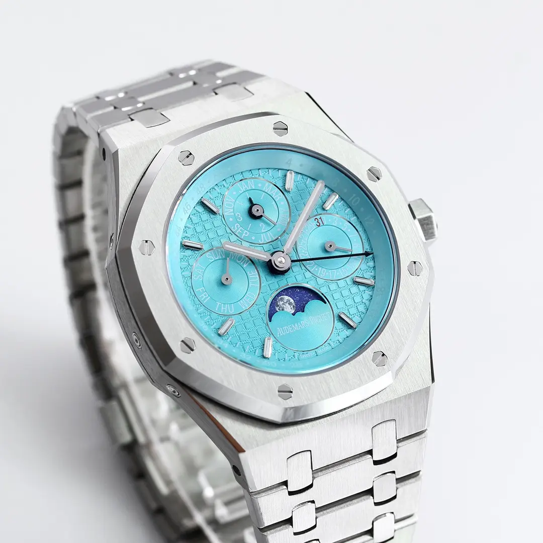 BBR Factory Audemars Piguet Royal Oak Perpetual Calendar Blue Dial Stainless Steel Super Clone Watch – Premium Replica - 图片 2