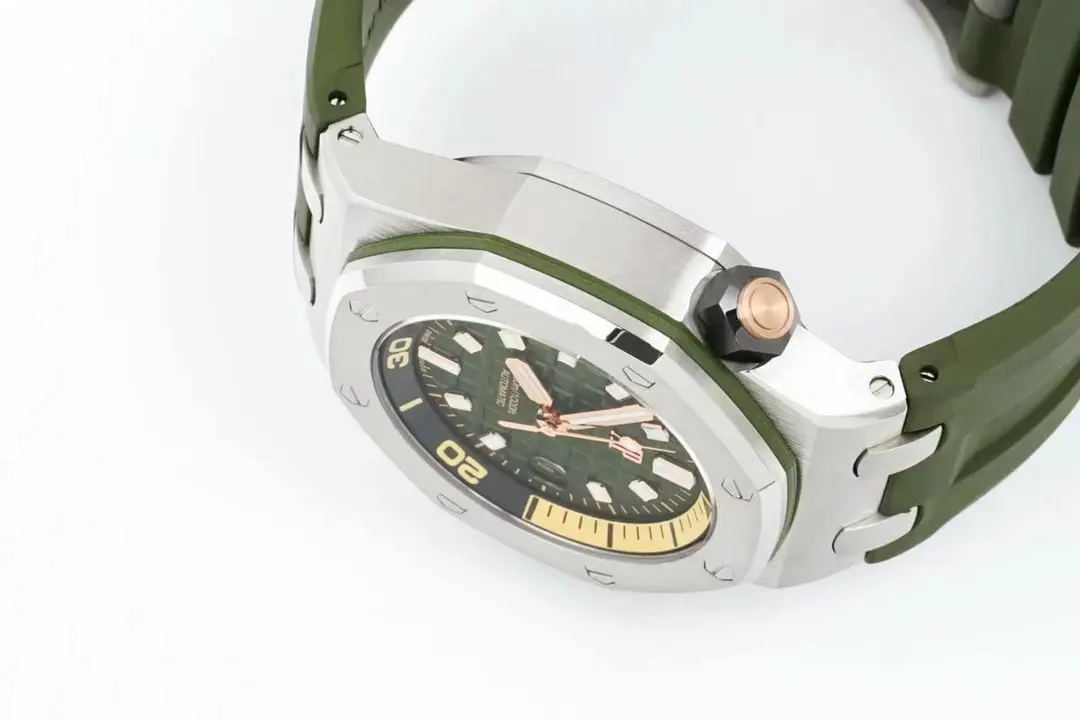 BBR Factory BF Offshore Diver Watch 15720 Green Rubber – Super Clone Watches Edition - 图片 7