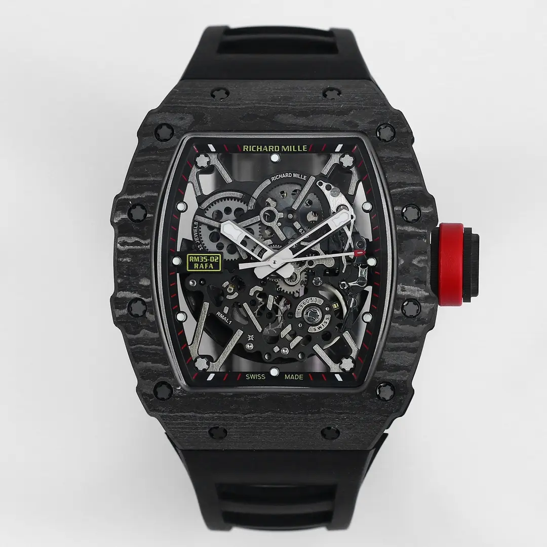 BBR Factory Richard Mille RM 35-02 Rafael Nadal Black Super Clone Luxury Watch