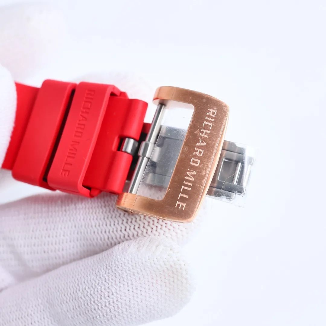 BBR Factory Richard Mille RM011-FM Titanium Red Strap – Premium Super Clone Watch - 图片 8