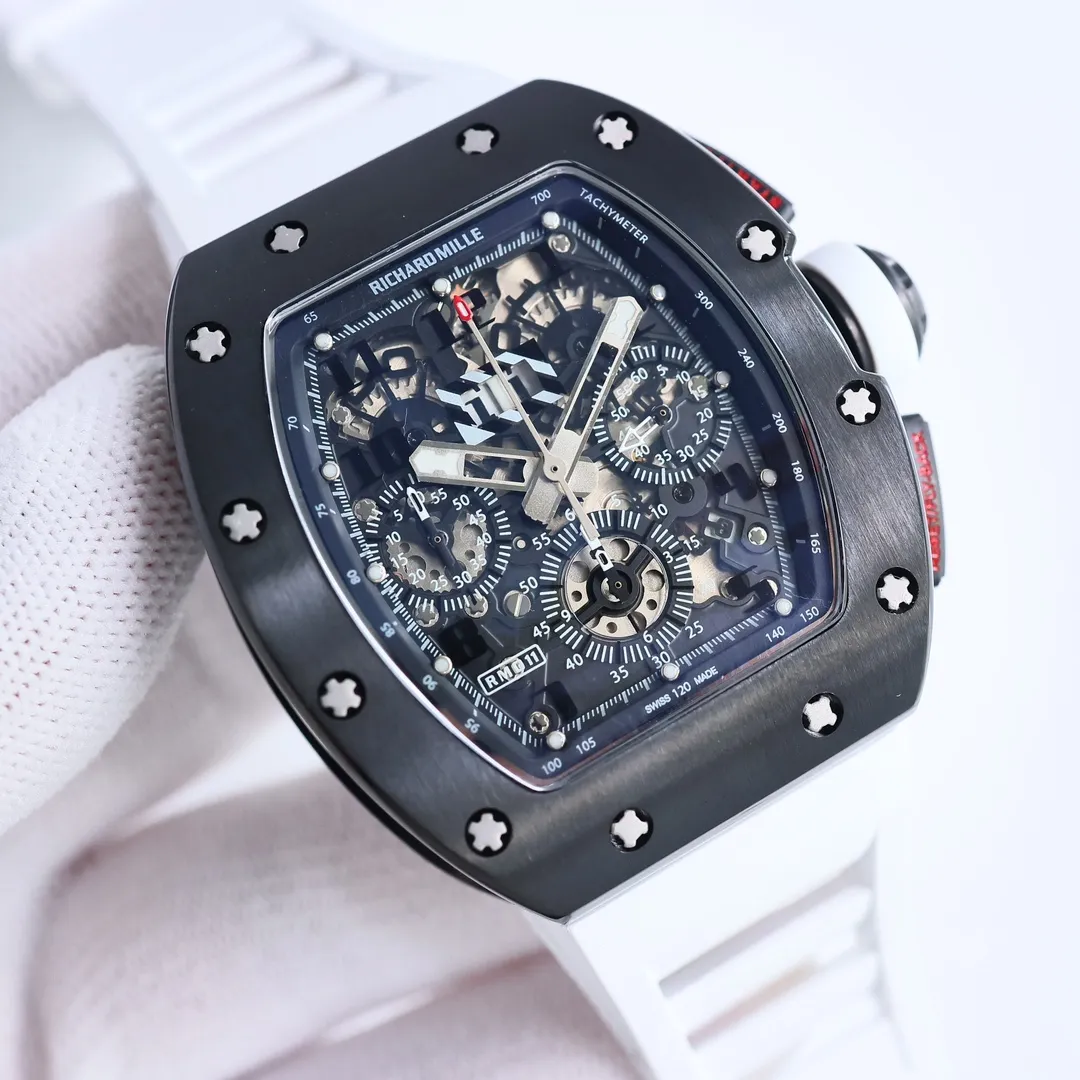 BBR Factory Richard Mille RM011-FM White Strap Super Clone Watch – Premium Replica Richard Mille