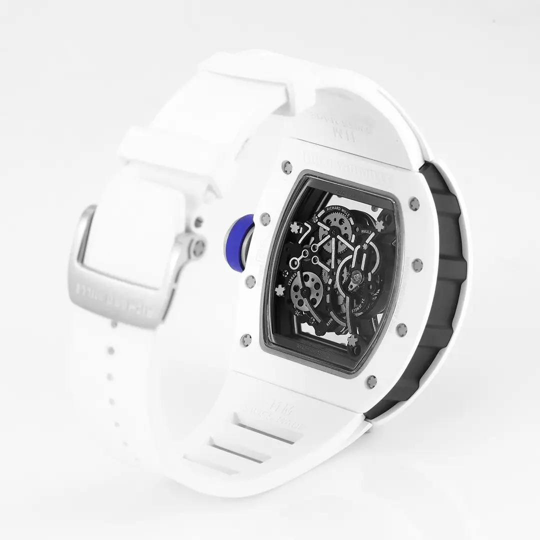 BBR Factory Richard Mille White Ceramic Super Clone Watch – Premium Replica Richard Mille Watch - 图片 7