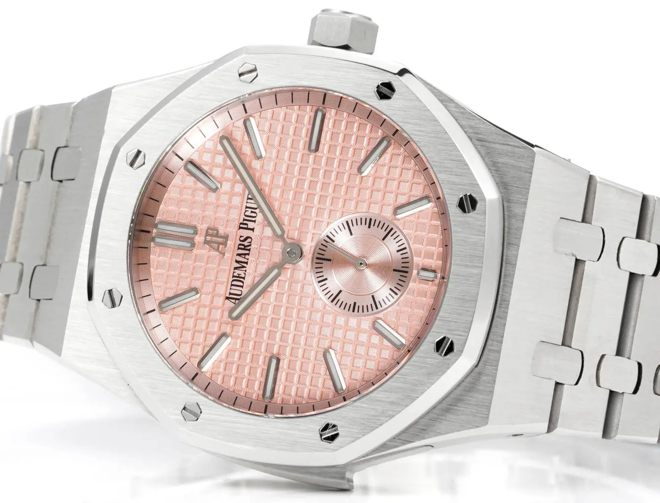 BF Factory Audemars Piguet Royal Oak 26591IP Pink Dial Steel Super Clone Watch - 图片 4