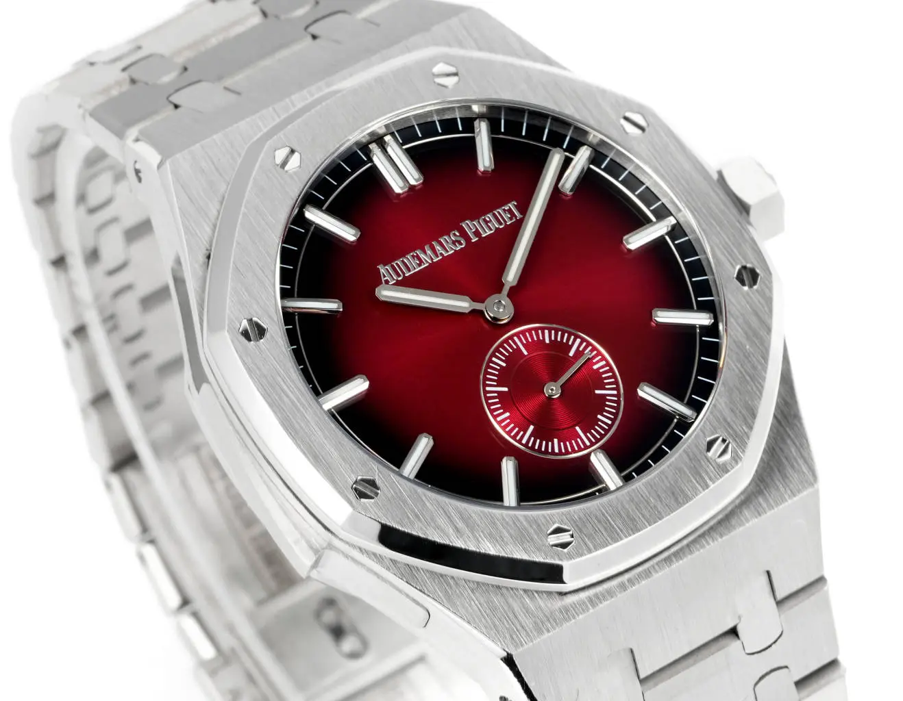 BF Factory Audemars Piguet Royal Oak 26591IP Red Dial Steel Super Clone Replica Watch - 图片 3