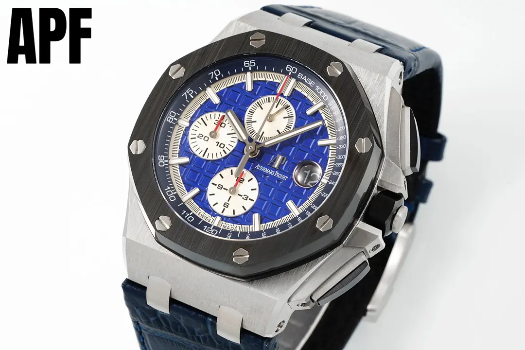 BF Factory Audemars Piguet Royal Oak Offshore 26470 Blue Chronograph – Premium Super Clone Watch - 图片 3
