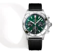 BLS Factory Breitling Chronomat Automatic Chronograph Green Dial Stainless Steel Case Men’s Watch
