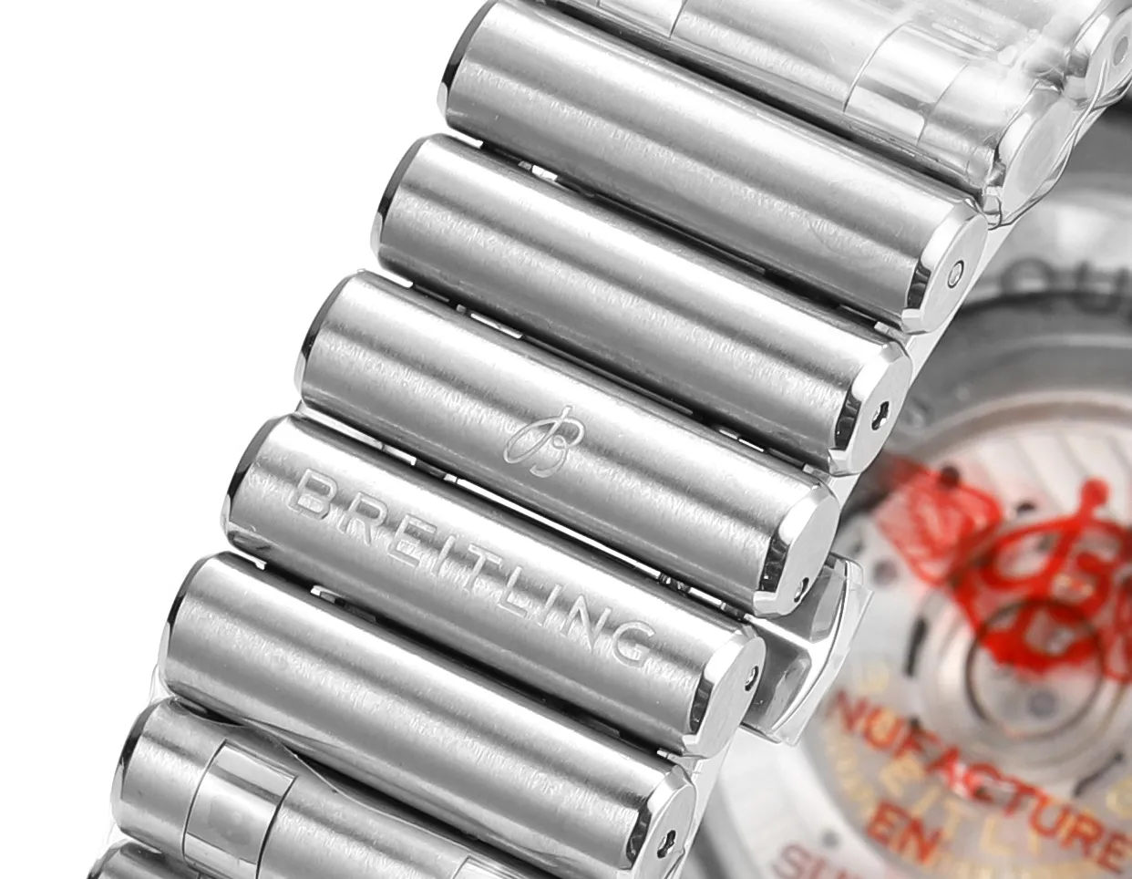 BLS Factory Breitling Chronomat Automatic Chronograph Watch in Rose Gold Dial - 图片 6