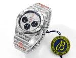 BLS Factory Breitling Chronomat Automatic Chronograph Watch – Silver Stainless Steel Bracelet