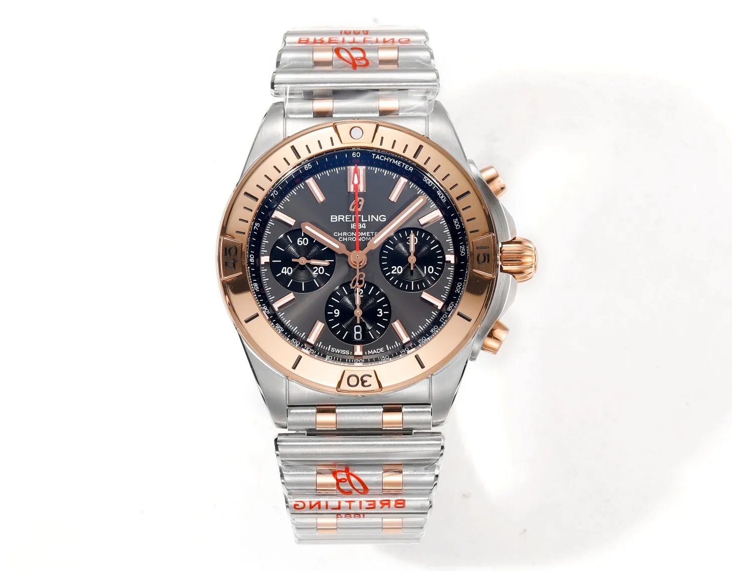 BLS Factory Breitling Chronomat B01 Chronograph 42mm Anthracite Dial Two Watch