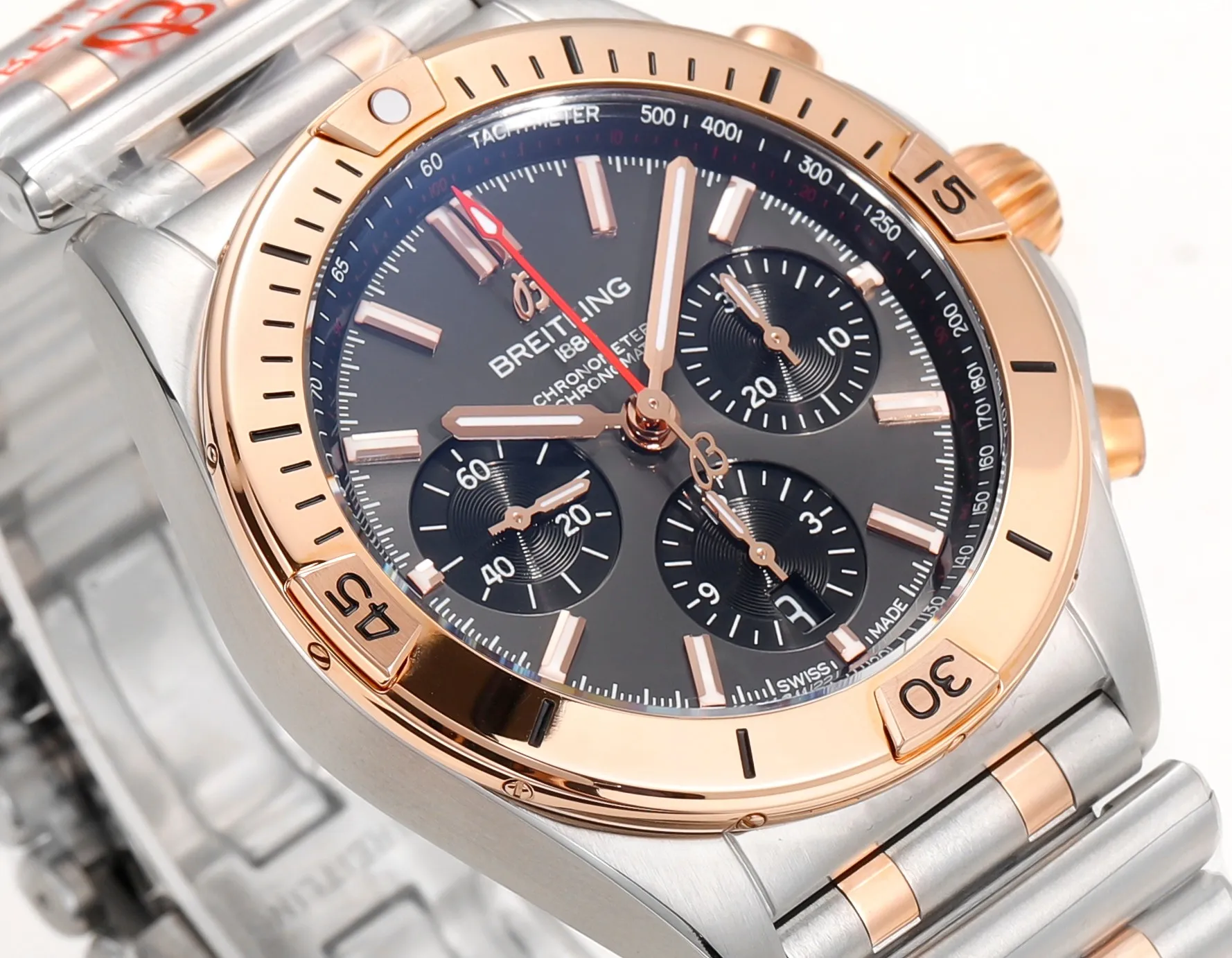 BLS Factory Breitling Chronomat B01 Chronograph 42mm Anthracite Dial Two Watch - 图片 4