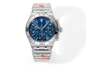 BLS Factory Breitling Chronomat B01 Chronograph Blue Dial Stainless Steel Bracelet Men’s Luxury Watc