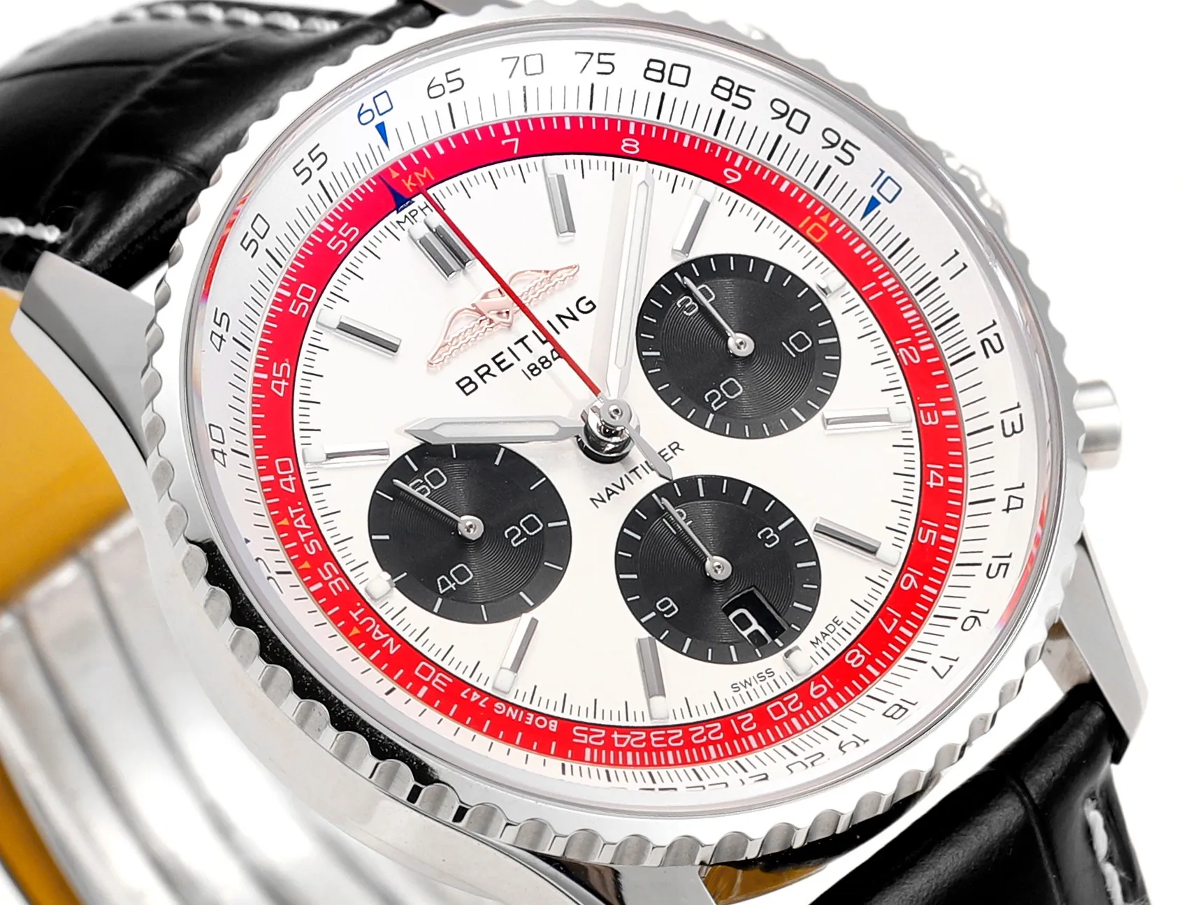 BLS Factory Breitling Navitimer Chronograph Automatic Watch – Stainless Steel Case - 图片 4