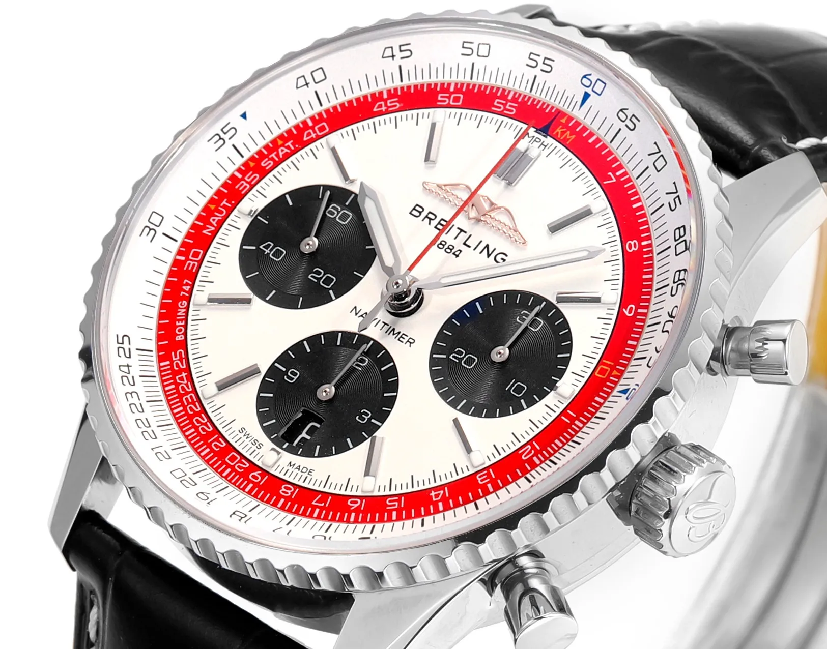 BLS Factory Breitling Navitimer Chronograph Automatic Watch – Stainless Steel Case - 图片 5