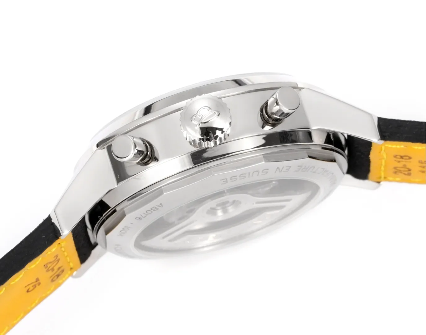 BLS Factory Breitling Navitimer Chronograph Watch with Silver Dial, Black Subdials - 图片 6