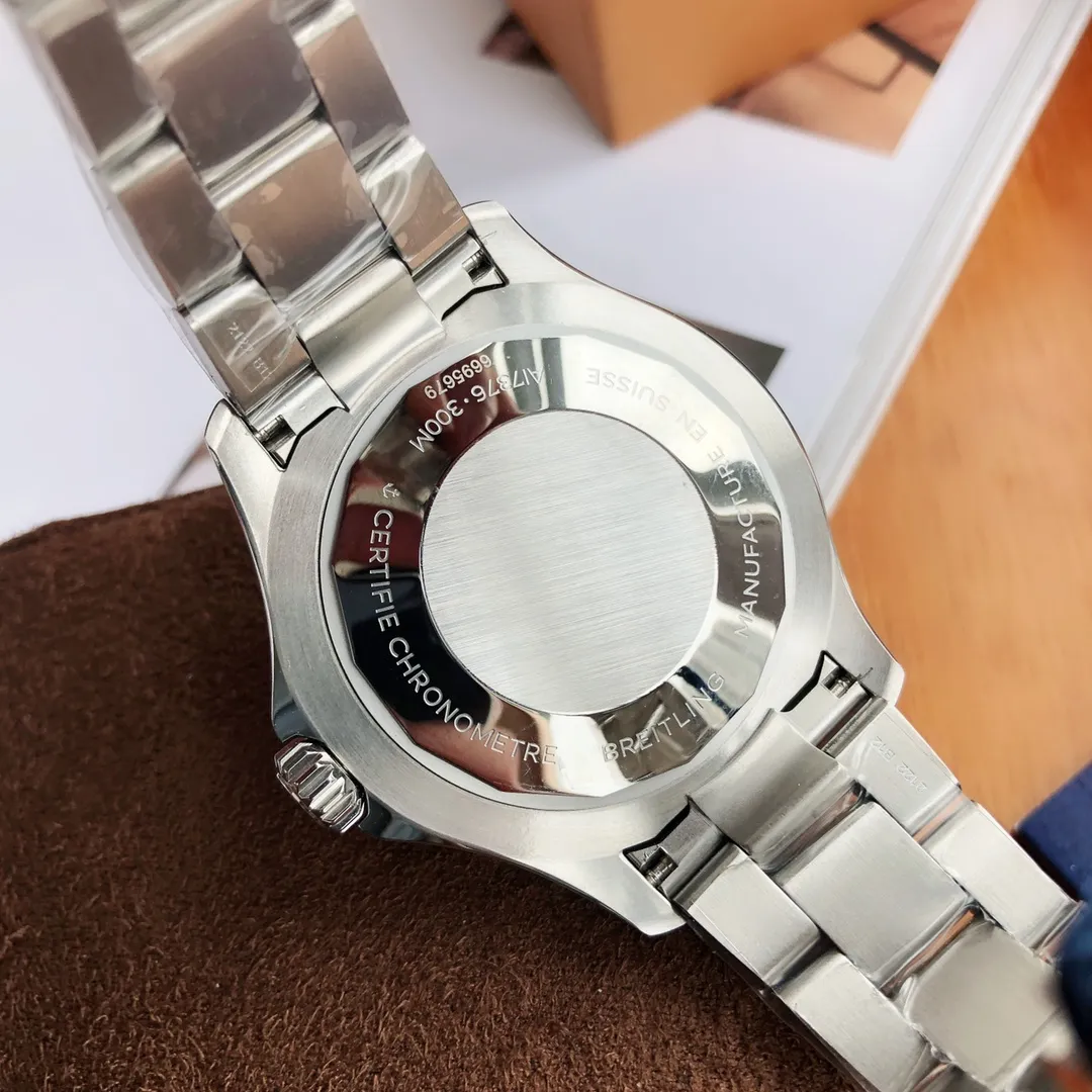 BLS Factory Breitling Superocean Automatic Green Dial Stainless Steel Bezel Men’s Diver Watch - 图片 7