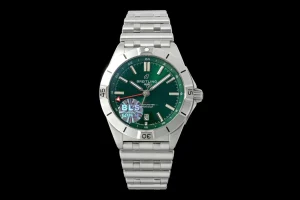 BLS Factory Breitling Superocean Automatic Green Dial Stainless Steel Bracelet Men’s Dive Watch