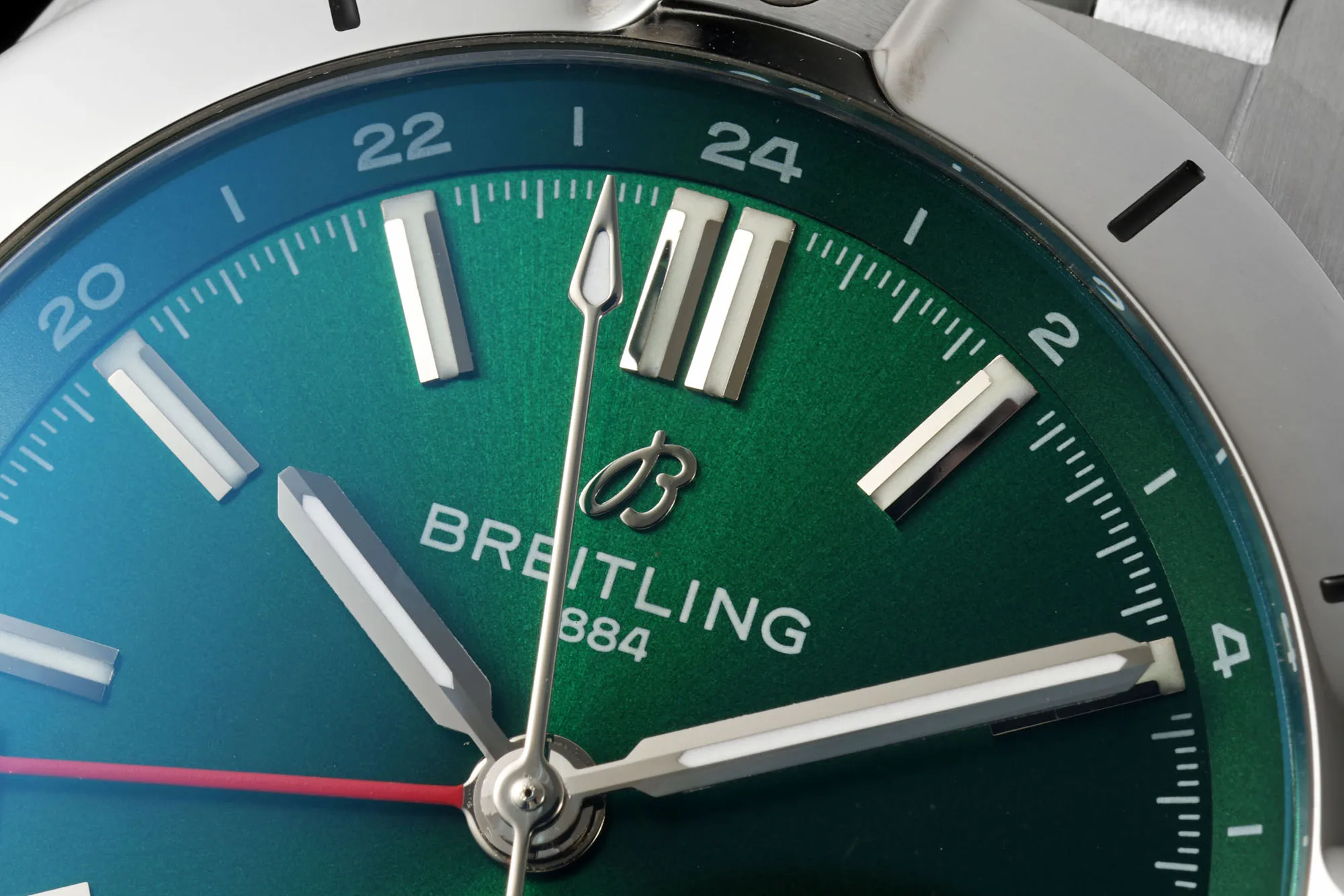 BLS Factory Breitling Superocean Automatic Green Dial Stainless Steel Bracelet Men’s Dive Watch - 图片 4