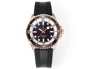 BLS Factory Breitling Superocean Automatic Men’s Dive Watch – Black Dial with White Markers