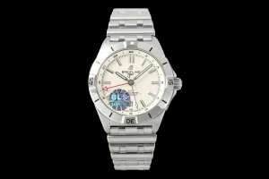 BLS Factory Breitling Superocean Heritage Silver Stainless Steel Men’s Dive Watch with White Dial