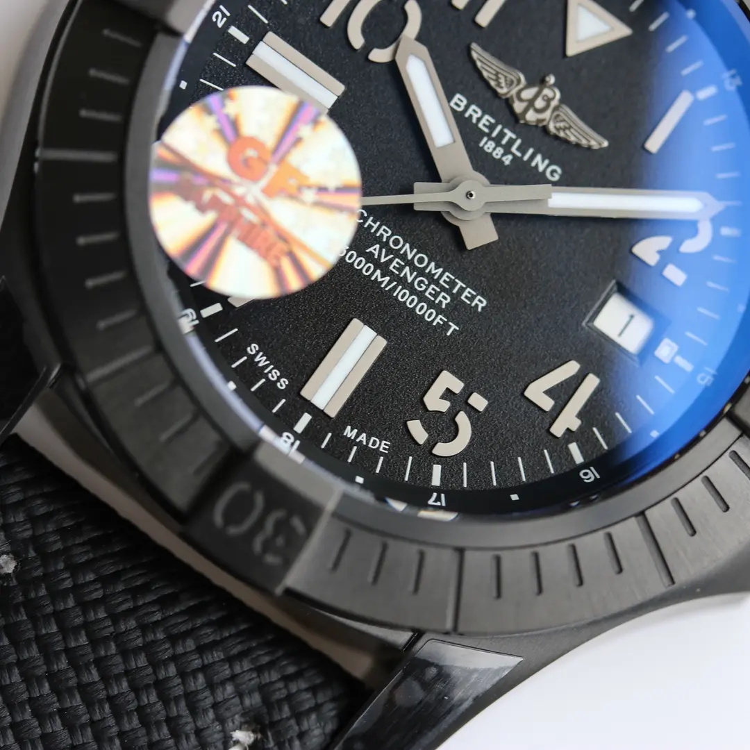 ZF Factory Breitling Avenger Automatic 45 Seawolf Black – Super Clone Watch - 图片 4