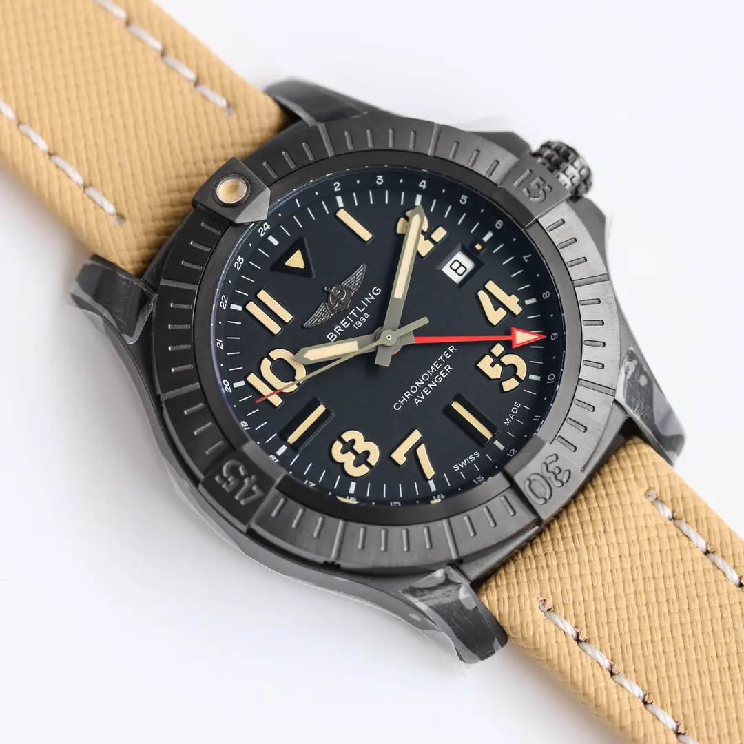 ZF Factory Breitling Avenger GMT 45 Night Mission Black – Super Clone Watch - 图片 2