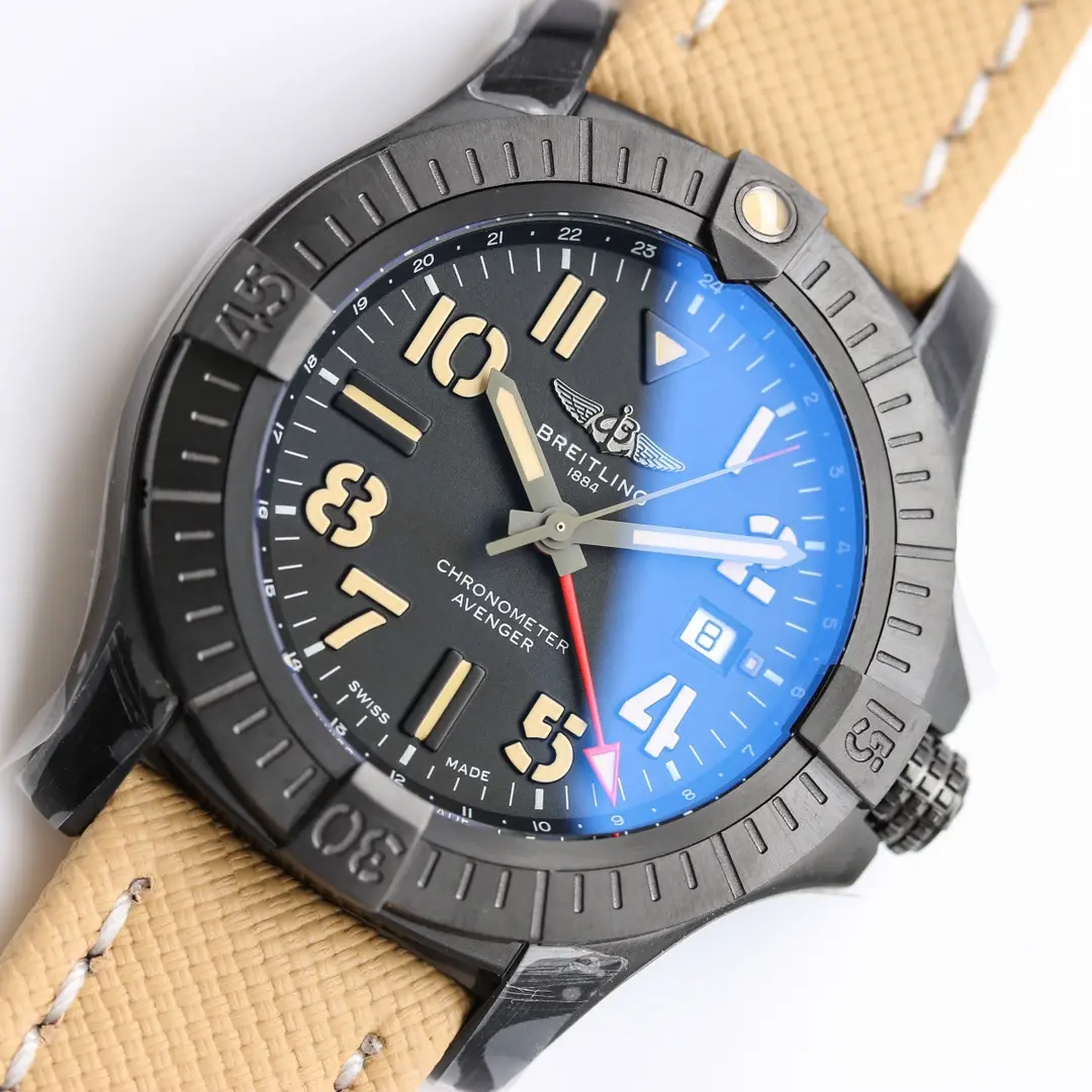 ZF Factory Breitling Avenger GMT 45 Night Mission Black – Super Clone Watch - 图片 3