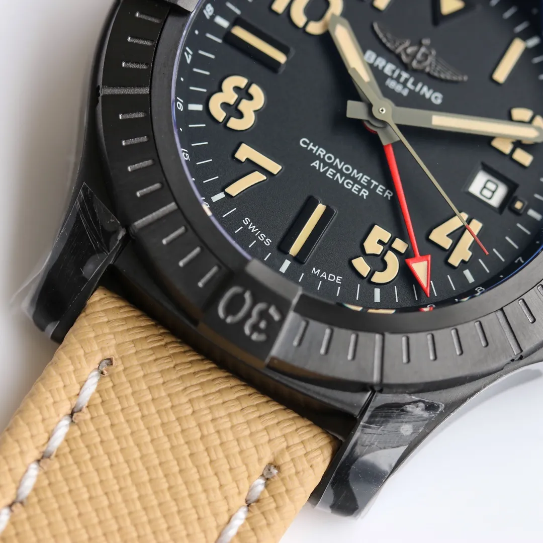 ZF Factory Breitling Avenger GMT 45 Night Mission Black – Super Clone Watch - 图片 4