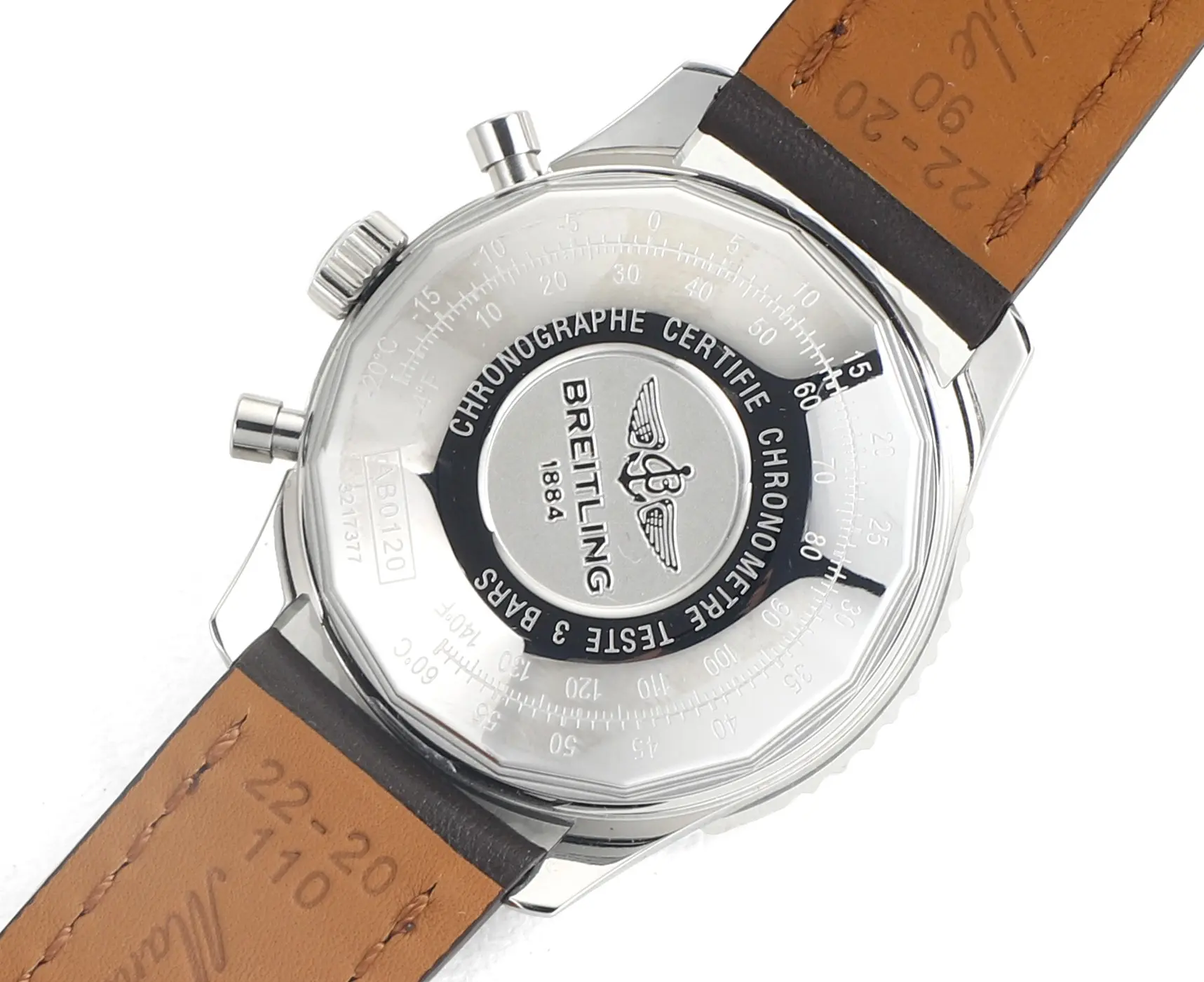 ZF Factory Breitling Navitimer Chronograph Silver Leather – Premium Super Clone Watch - 图片 8