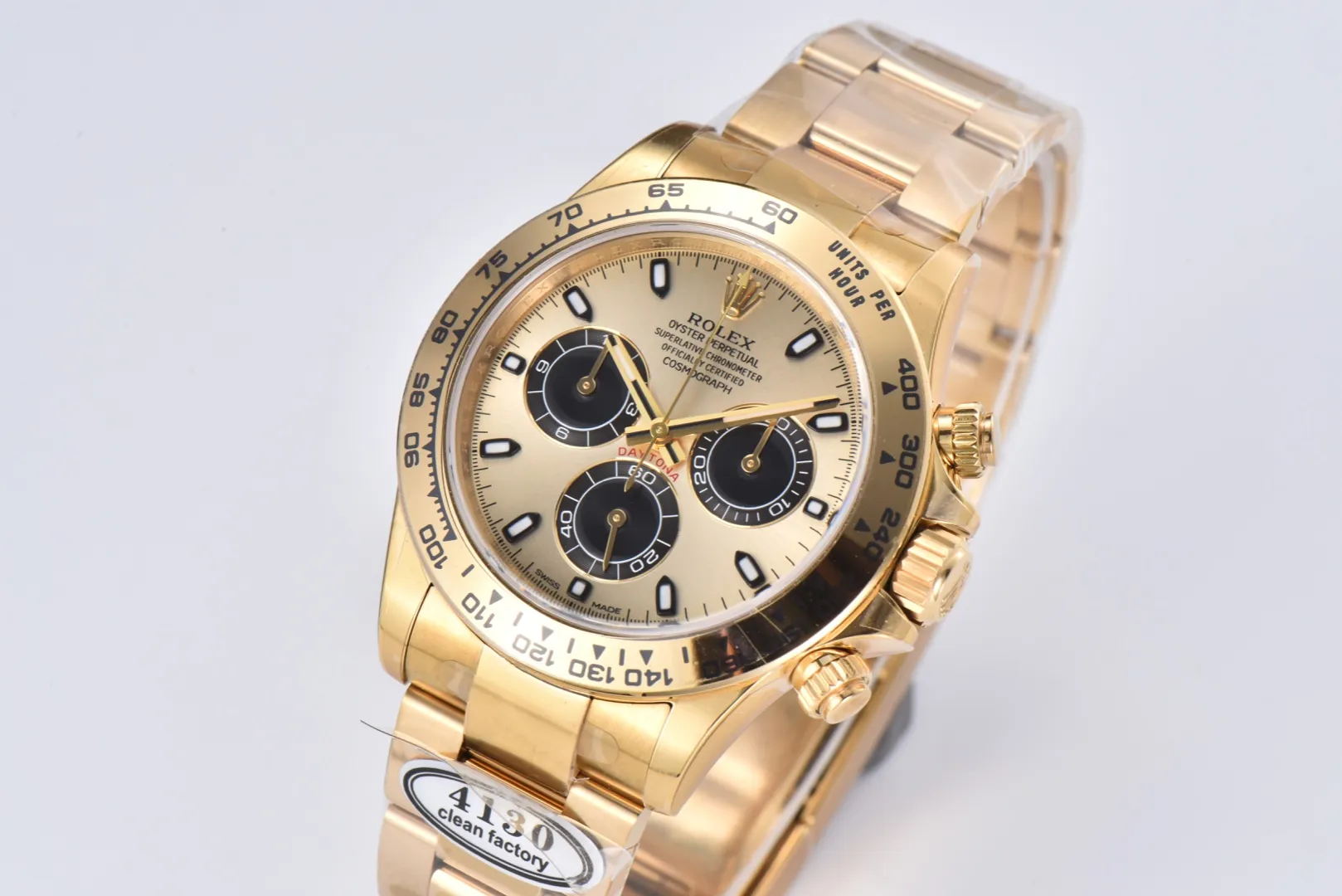 BT Factory Rolex Daytona 116518 – Gold Panda Dial Chronograph VSF Luxury Timepiece - 图片 2