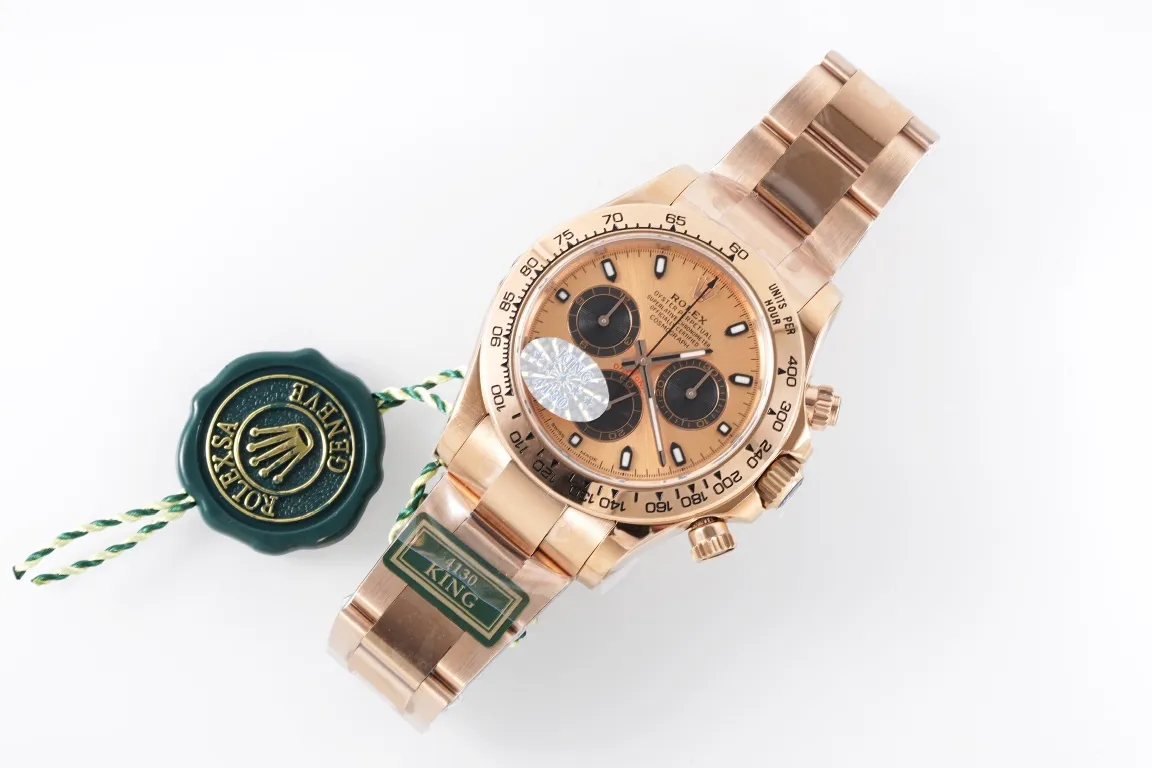 BT Factory Rolex Daytona 4130 – Rose Gold, Chronograph BT Luxury Watch - 图片 9