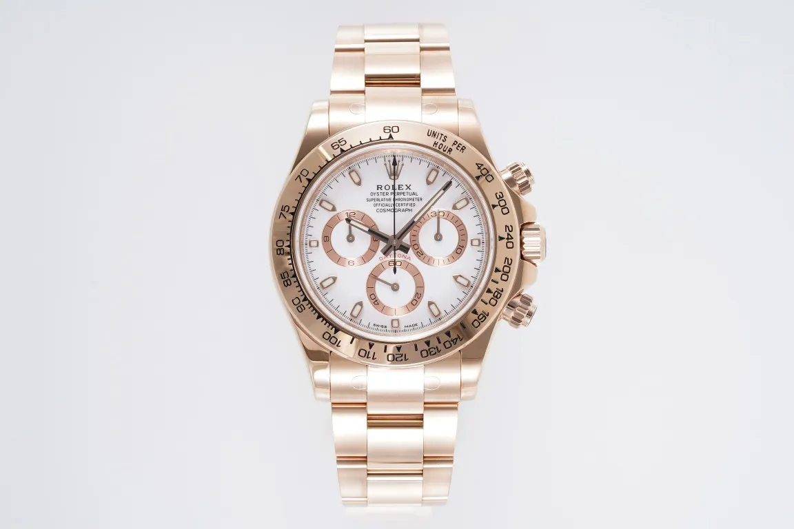 BT Factory Rolex Daytona 4130 Rose Gold Chronograph VSF Luxury Watch