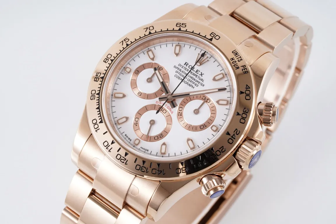 BT Factory Rolex Daytona 4130 Rose Gold Chronograph VSF Luxury Watch - 图片 3