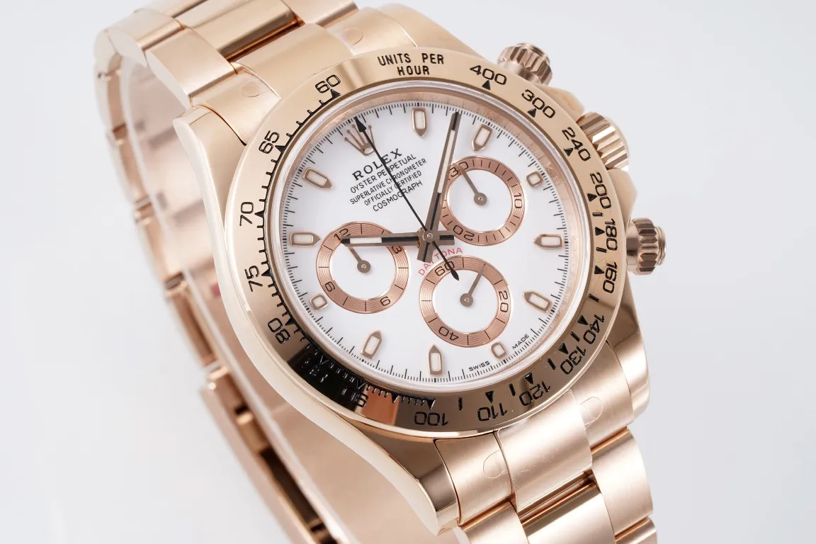 BT Factory Rolex Daytona 4130 Rose Gold Chronograph VSF Luxury Watch - 图片 4