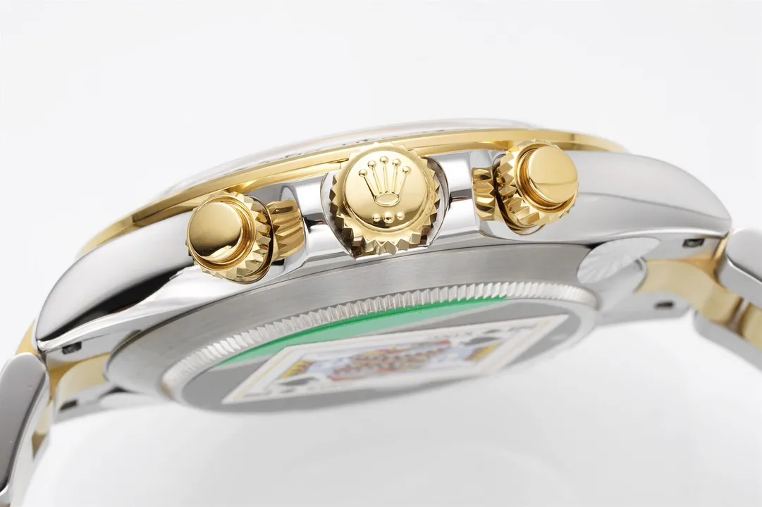BT Factory Rolex Daytona 4130 – Two-Tone Gold/Steel, Black Dial, BT Luxury Chronograph Watch by VSF Watches - 图片 5