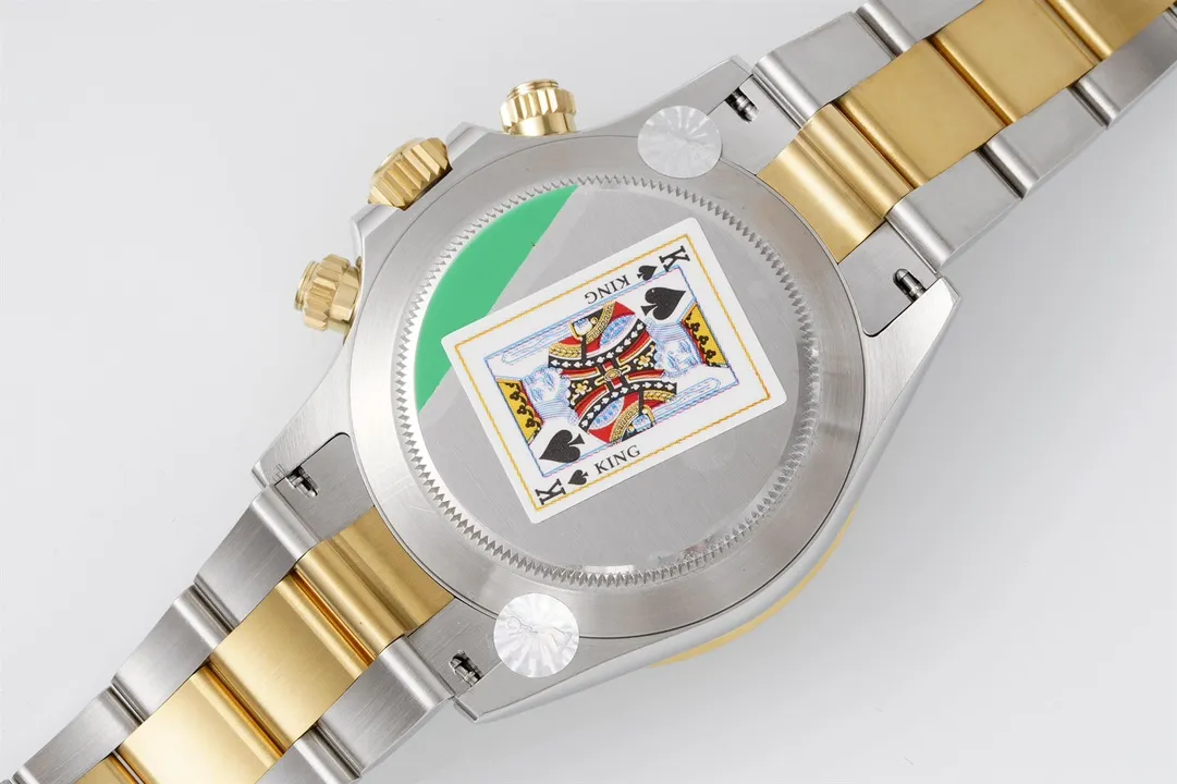 BT Factory Rolex Daytona 4130 – Two-Tone Gold/Steel, Black Dial, BT Luxury Chronograph Watch by VSF Watches - 图片 6
