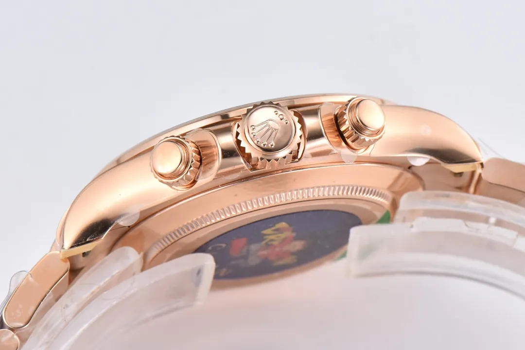 BT Factory Rolex Daytona Clean Factory 116505 Rose Gold Daytona – Brown Dial, Three-Piece Strap Chronograph by VSF Watches - 图片 4