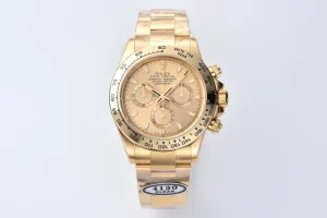 BT Factory Rolex Daytona Clean Factory 116508 Champagne Dial Full Gold BT Luxury Chronograph Watch from VSF Watches