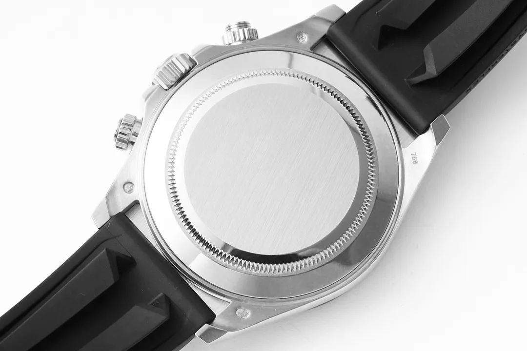BT Factory Rolex Daytona Cosmograph Watch – Silver Dial, Black Rubber Strap, Premium VSF Watches Replica Collection - 图片 7