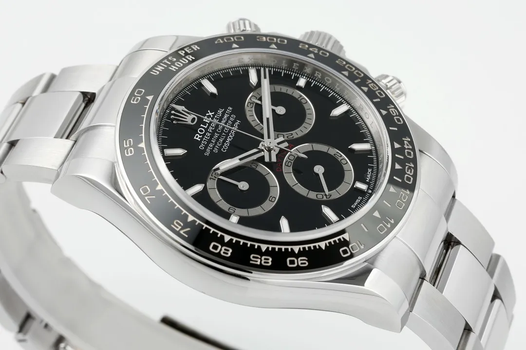 BT Factory Rolex Daytona M126500LN Perfect Edition – Silver Stainless Steel, Black Dial, VSF Watches Chronograph - 图片 2