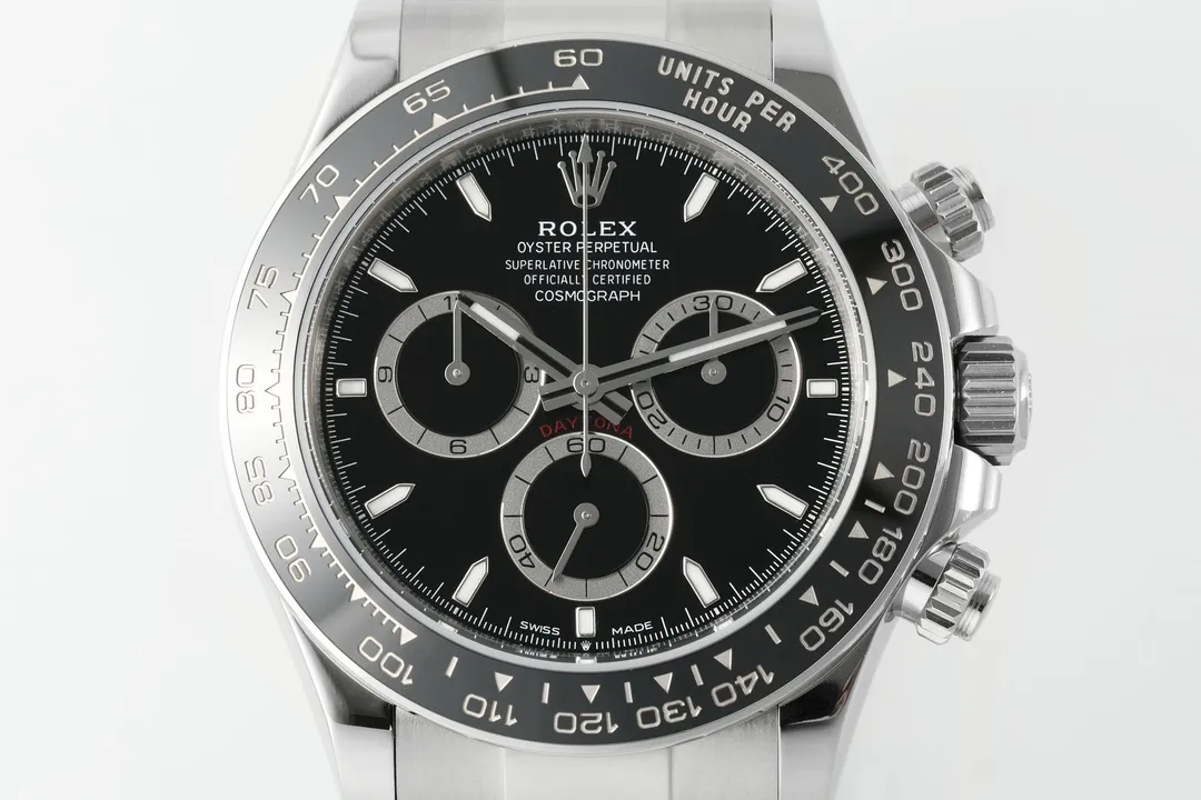 BT Factory Rolex Daytona M126500LN Perfect Edition – Silver Stainless Steel, Black Dial, VSF Watches Chronograph - 图片 3