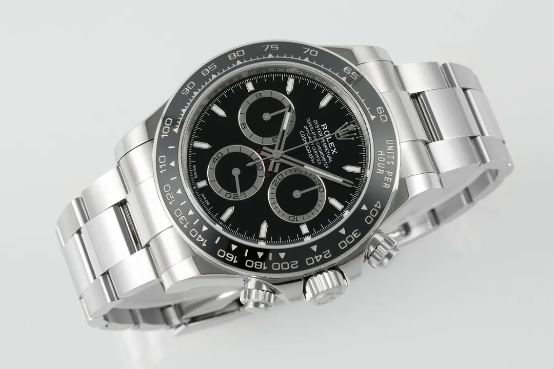 BT Factory Rolex Daytona M126500LN Perfect Edition – Silver Stainless Steel, Black Dial, VSF Watches Chronograph - 图片 5