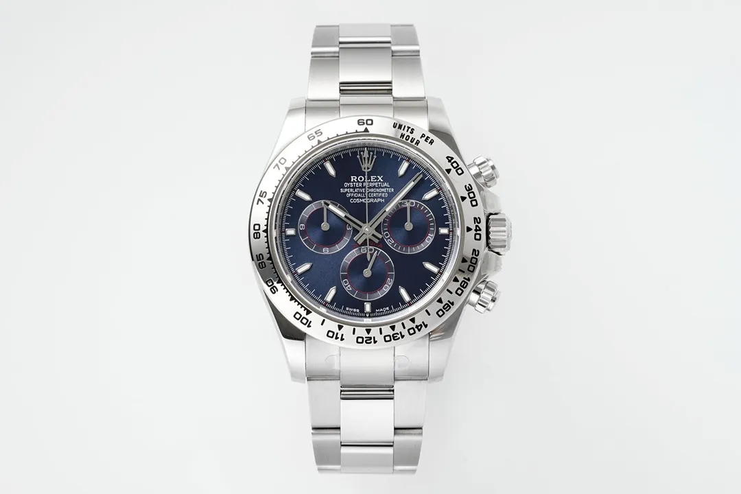 BT Factory Rolex Daytona Platinum Watch with Blue Dial – Limited Stock – VSF Watches Exclusive Collection