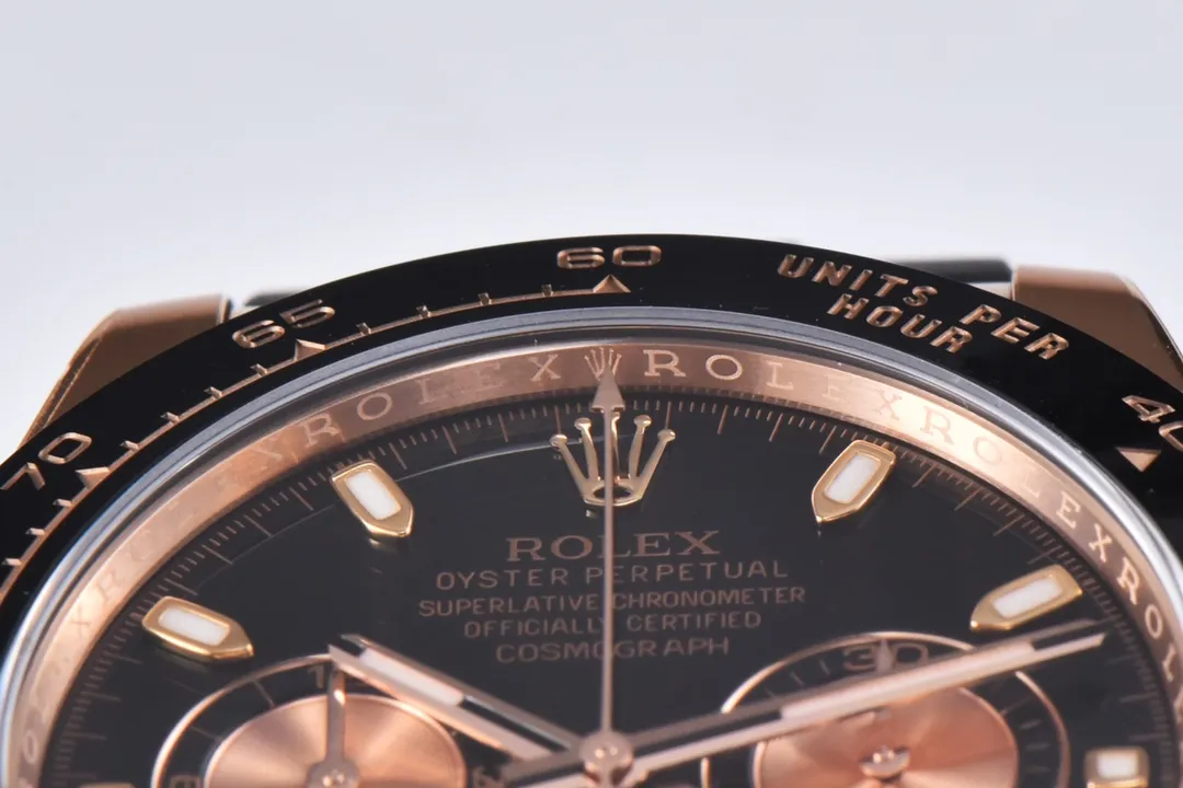 BT Factory Rolex Daytona Watch – Black Dial with Rubber Strap by VSF Watches Brand - 图片 3