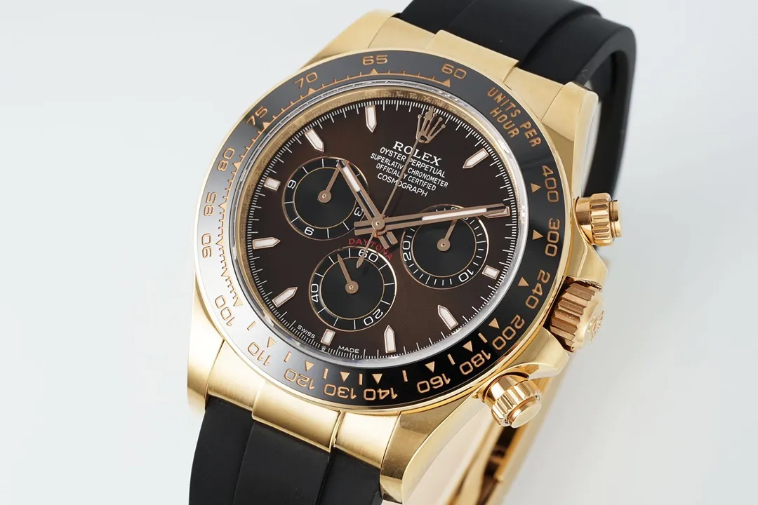 BT Factory Rolex Daytona Watch – Gold with Black Dial and Rubber Strap – Limited Stock VSF Watches Edition - 图片 3